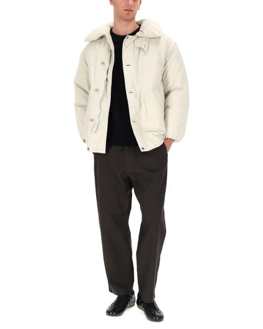 Lemaire White Blouson Jacket for men