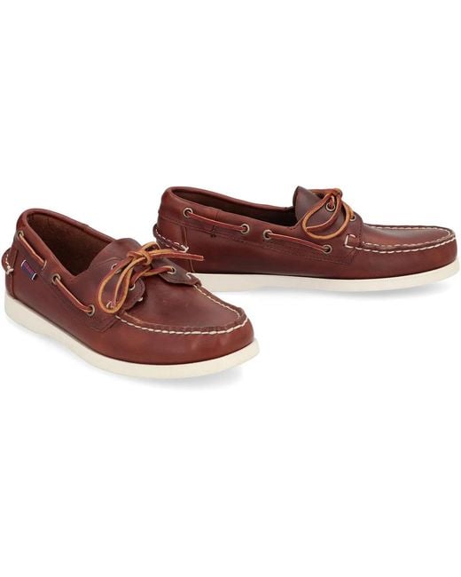 Sebago Brown Docksides Portland for men