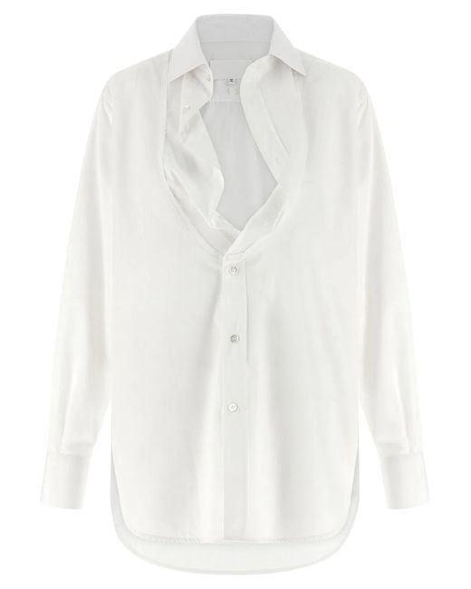 Maison Margiela White Poplin Shirt