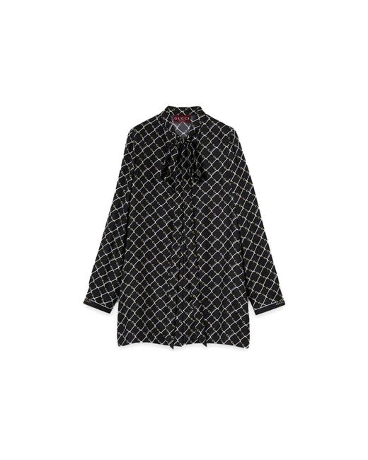 Gucci Black Silk Mini Dress