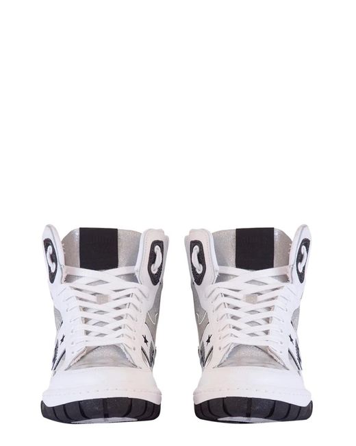 Chiara Ferragni White Logomania High Sneaker