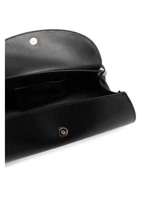 Jil Sander Black Cannolo Bag