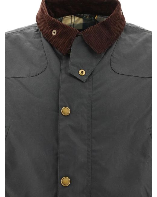 Barbour Gray "Reelin" Lightweight Jacket for men