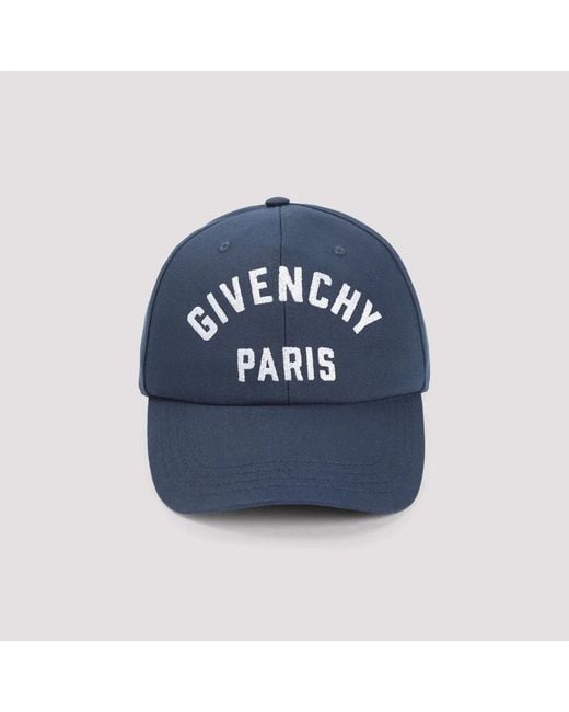 Givenchy Blue Logo Baseball Cap for men