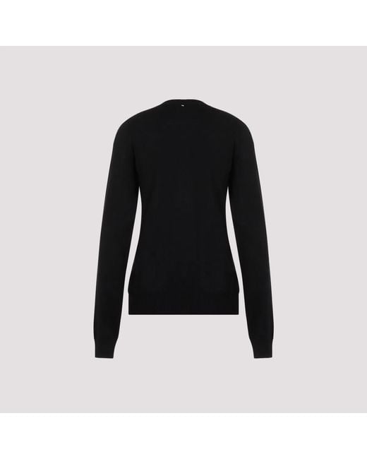 Max Mara Black Holiday Cutout Pullover