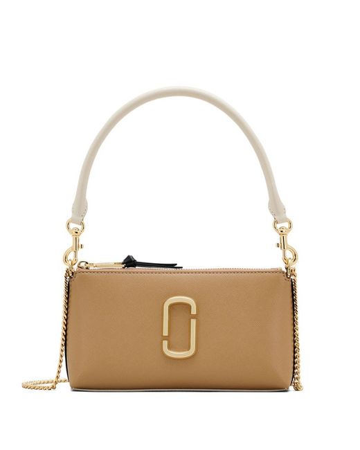 Marc Jacobs Natural The Pochette Leather Mini Bag