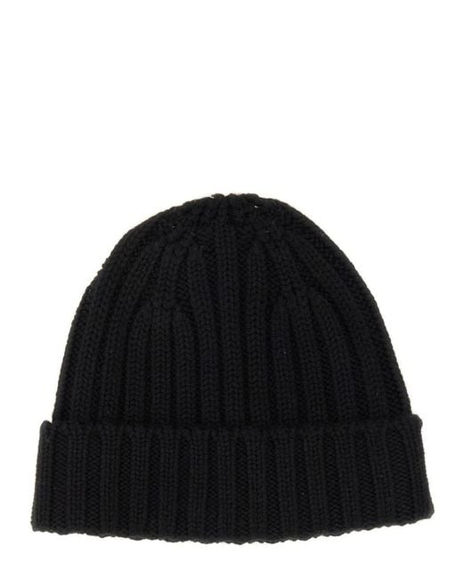 Aspesi Black Cappello Beanie