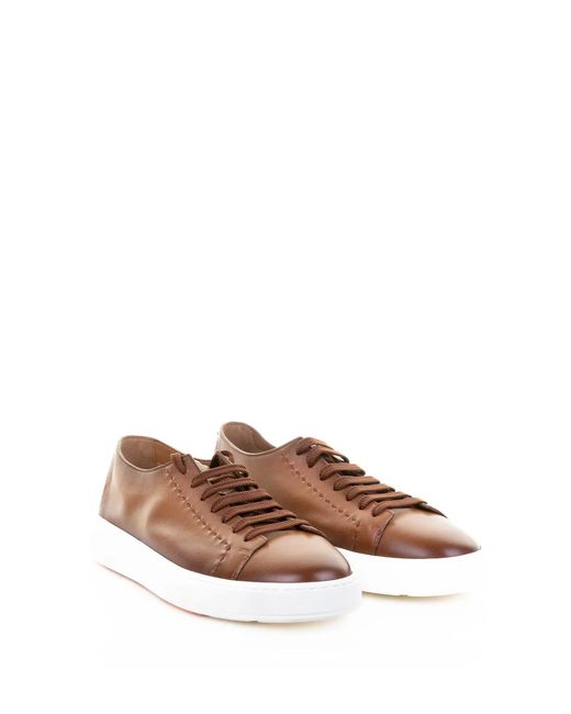 Santoni Brown Sneaker for men