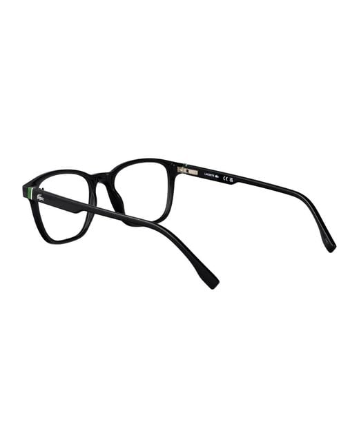 Lacoste Black Acetate Glasses for men