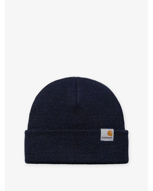 Carhartt Blue Stratus Hat Low Beanie Hat for men