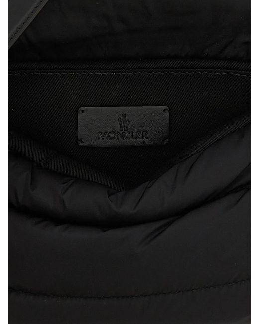 Moncler Black 'Caradoc' Shoulder Bag