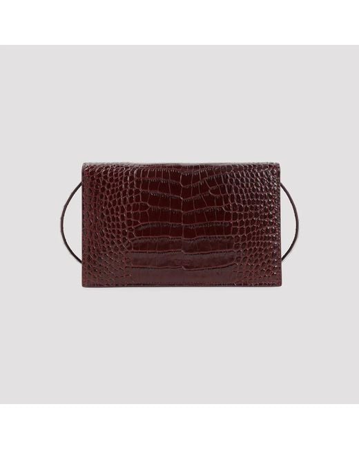 Tom Ford Purple Lost Cherry Croco Mini Bag