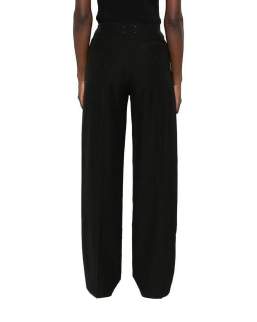 Forte_forte Black Wool Blend Trousers