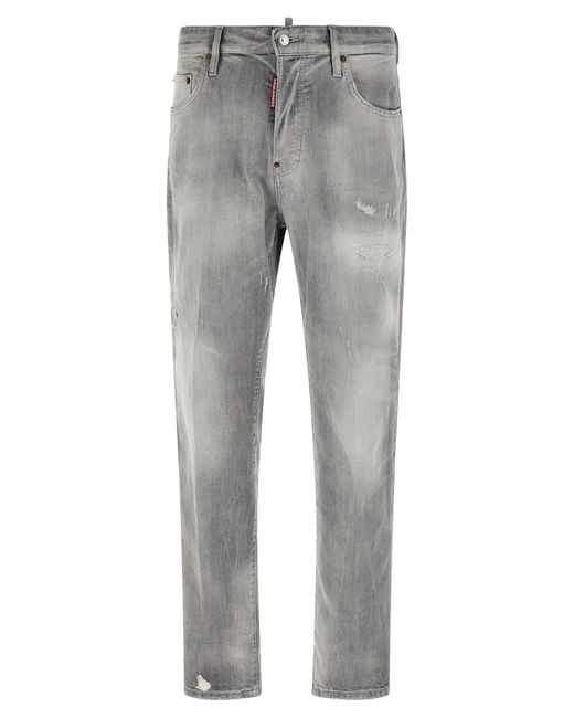 DSquared² Gray '642' Jeans for men