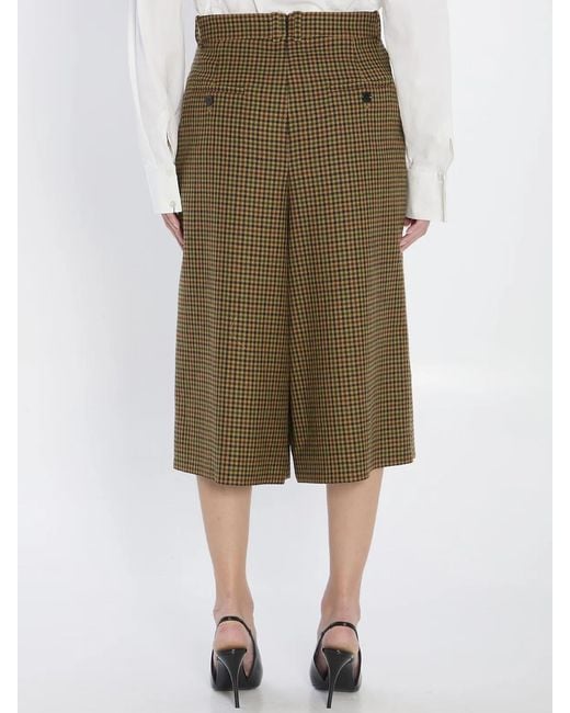 Saint Laurent Natural Pants Skirt