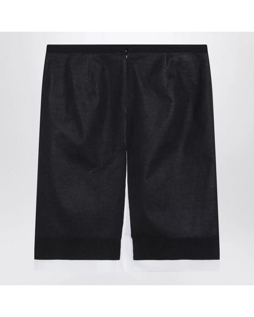 Miu Miu Black Skirt With Double Layer