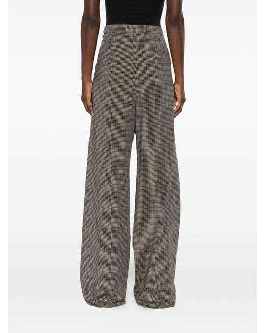 Balenciaga Gray Khaki Large Tailored Lyocell Pants