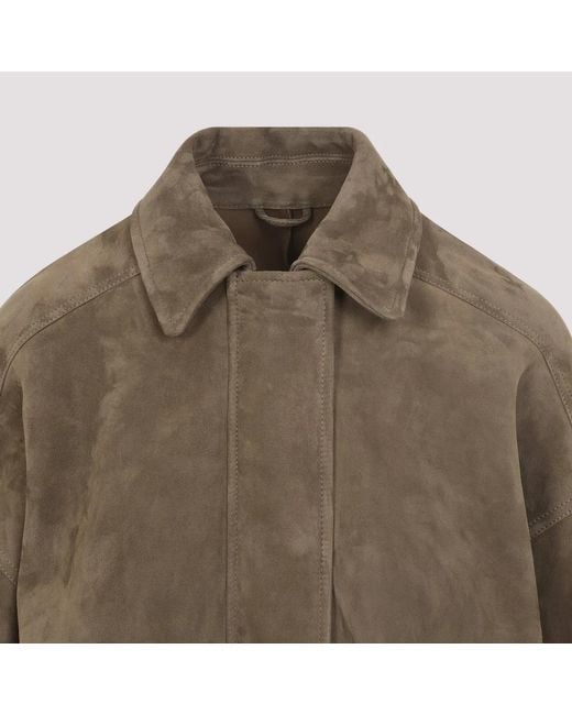 Brunello Cucinelli Brown Giubbotti Pelle