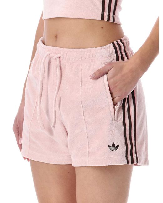 Adidas Originals Pink Terry Shorts