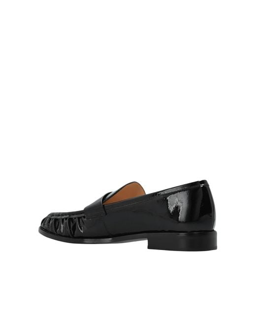 Furla Black Soft Loafer T.10