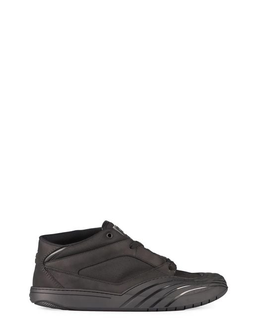 Givenchy Black Fabric And Leather Skate Sneakers for men