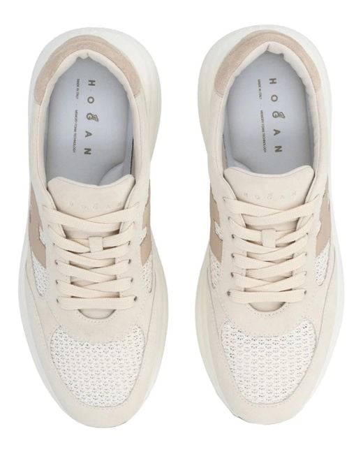 Hogan White Maxi I Active Sneakers