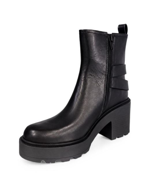 Pinko Black Leather Rubber Shoes
