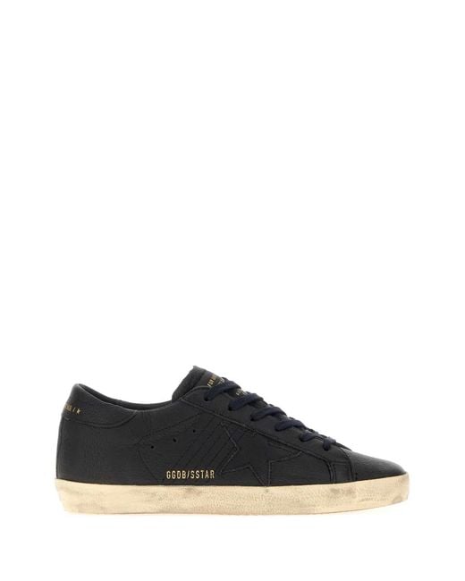 Golden Goose Deluxe Brand Black Super Star Sneakers