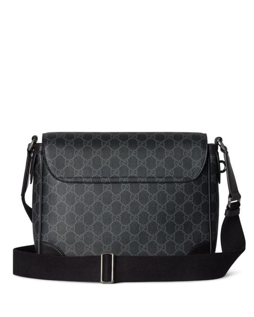 Gucci Black Polyurethane Polyamide Bag for men