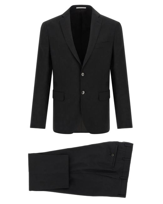 Pal Zileri Black Wool Dress for men