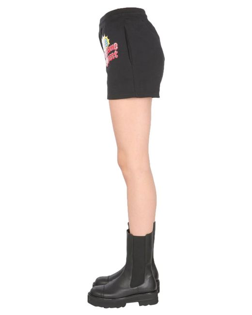 Moschino Couture Black Sweat Shorts