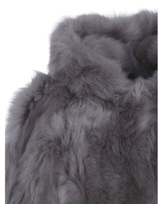 Blancha Gray Toscana Shearling Jacket