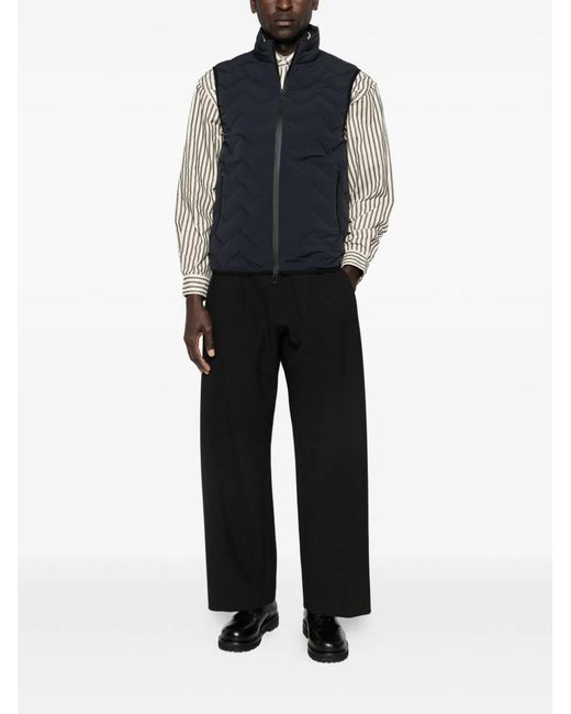 Emporio Armani Blue Down Vest for men