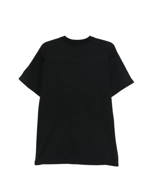 Carhartt Black Logo Cotton T-Shirt for men