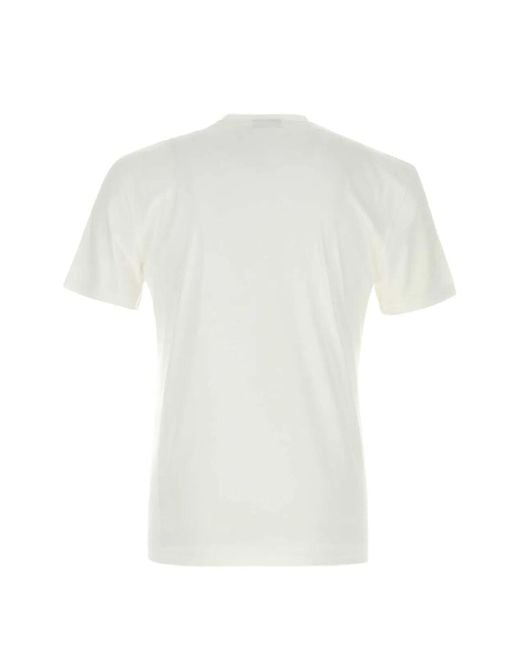 Gucci White Modal Blend T-Shirt for men