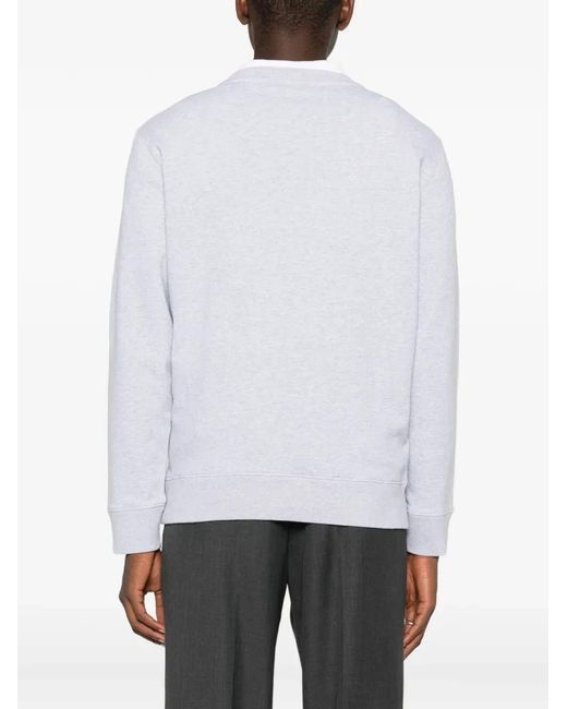 Maison Kitsuné White Maison Kitsuné Felpa Fox Head for men