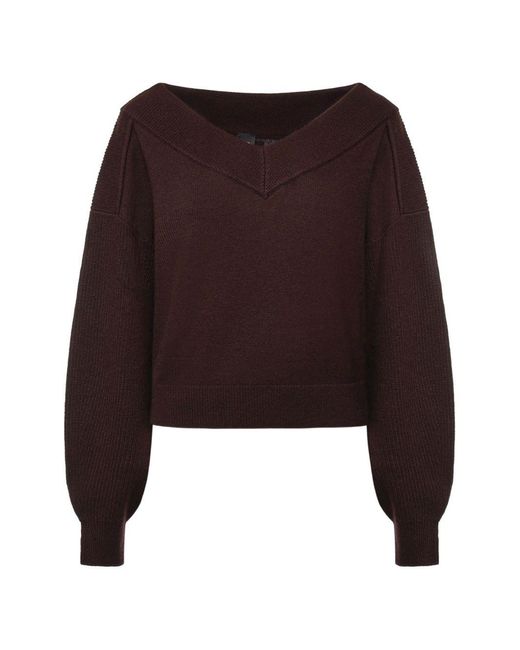 Pinko Brown Wool Sweater