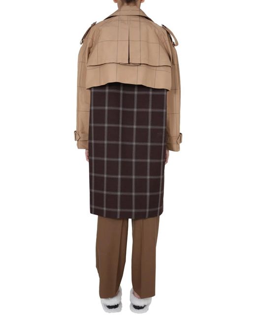 Marni Brown Double-Breasted Trench