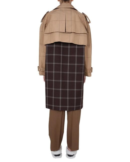 Marni Brown Doublebreasted Trench