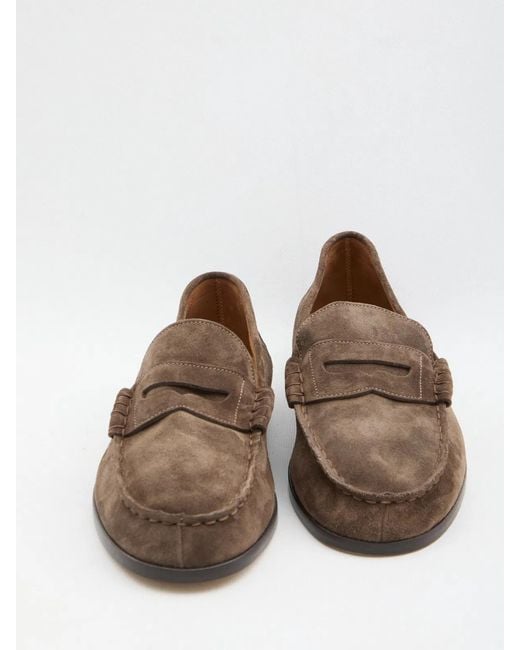 Common Projects Brown Soft Suede Loafers for men