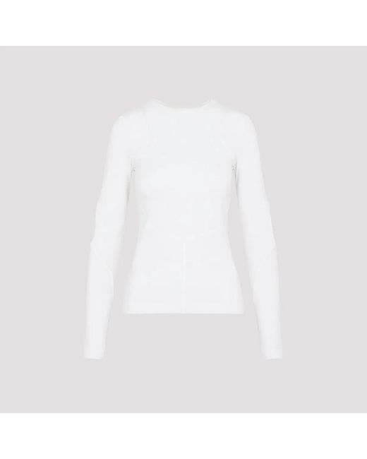 Givenchy White Stretch Nylon Top