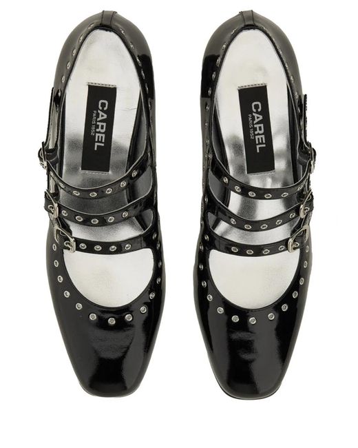 CAREL PARIS Black Pump Mary Jane "Camden"