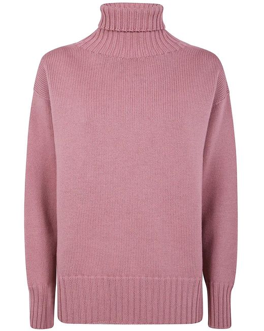 Drumohr Pink Long Sleeve Turtle Neck