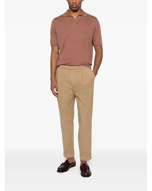 Lardini Brown Polo Shirt for men