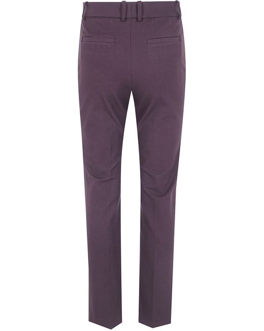 Joseph Purple "New Coleman" Gabardine Stretch Trousers