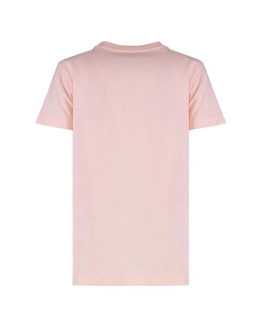 Pinko Pink Start Cotton Crew-Neck T-Shirt