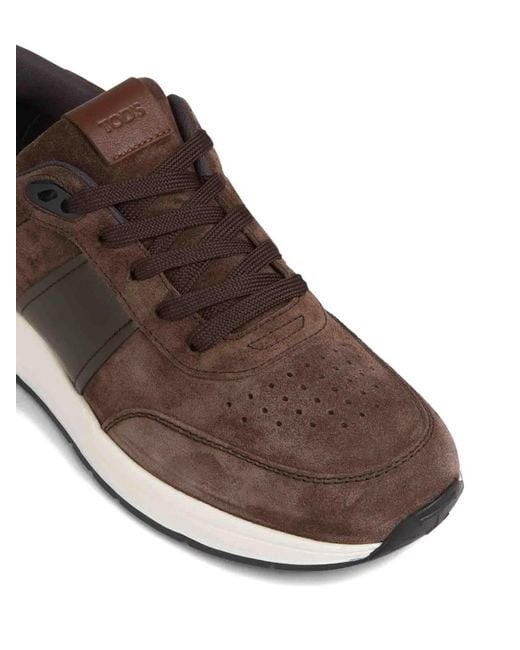 Tod's Brown Tods Flat Shoes Leathe Rand Out.Mat for men