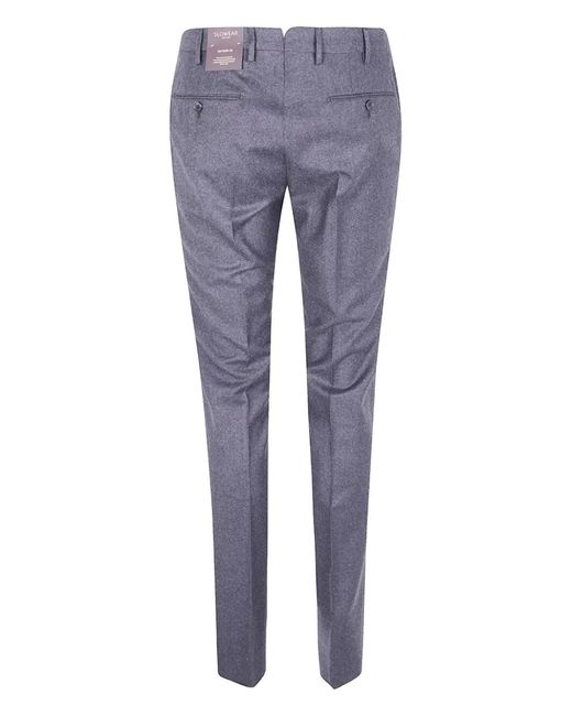 Incotex Blue "Chino Slim Fit" Trousers for men