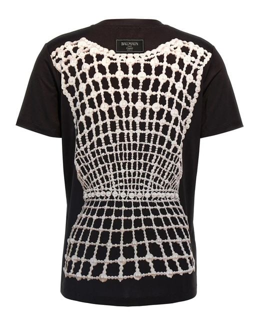 Balmain Black Trompe L'Oeil T-Shirt