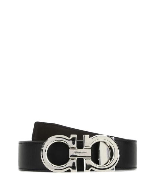 Ferragamo Black Double Adjus for men